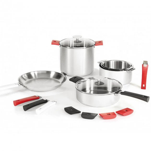 Sauteuse Mutine Ø 32 Cm Manche Amovible Inox Cristel – Image 4