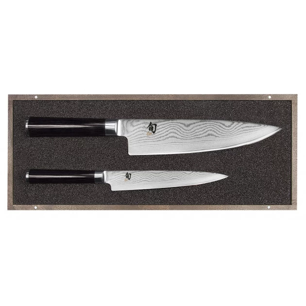 Set Couteau Universel Et Couteau De Chef Shun Classic Damas Kai
