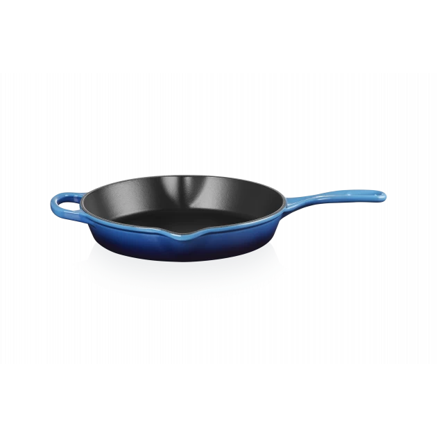 Skillet Rond Profond 26cm En Fonte Azur Le Creuset – Image 3