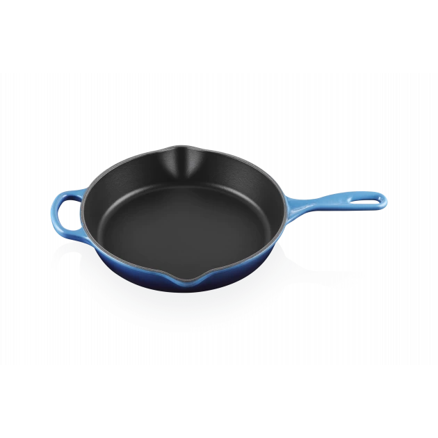 Skillet Rond Profond 26cm En Fonte Azur Le Creuset