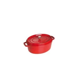 STAUB Cocotte Fonte Ovale 23 Cm Rouge Cerise 2,35 L