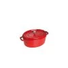 STAUB Cocotte Fonte Ovale 27 Cm Rouge Cerise 3,2 L