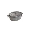 STAUB Cocotte Fonte Ovale 37 Cm Gris Graphite 8 L