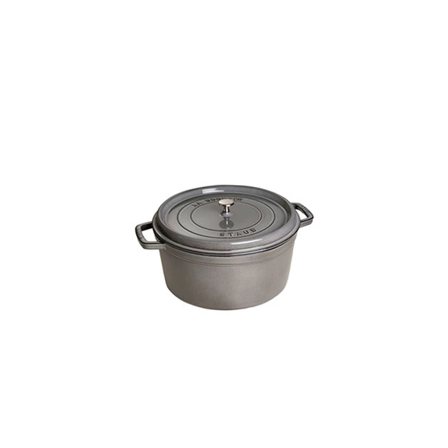 STAUB Cocotte Fonte Ronde 12 Cm Gris Graphite 0,4 L