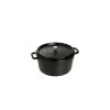STAUB Cocotte Fonte Ronde 16 Cm Noir Mat 1,2 L