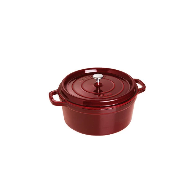 STAUB Cocotte Fonte Ronde 24 Cm Grenadine Majolique 3,8 L