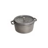 STAUB Cocotte Fonte Ronde 30 Cm Gris Graphite 8,35 L