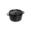 STAUB Cocotte Fonte Ronde 34 Cm Noir Mat 12,6 L