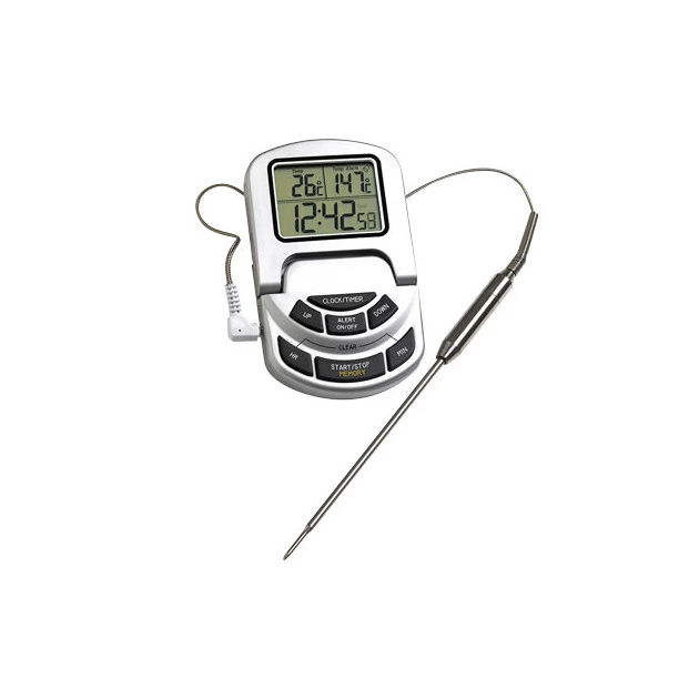 Thermomètre Four Sonde Inox Avec Alarme