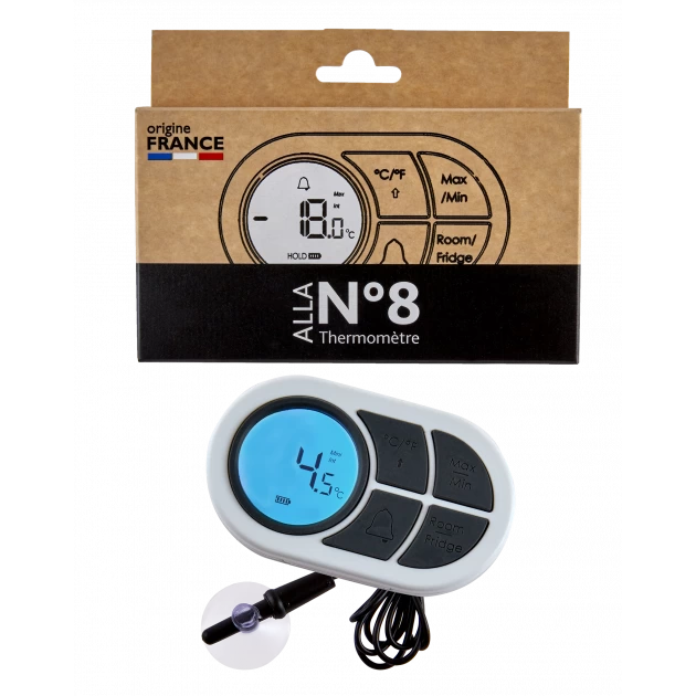 Thermomètre Frigo Congélateur Digital à Sonde N°8 Alla France