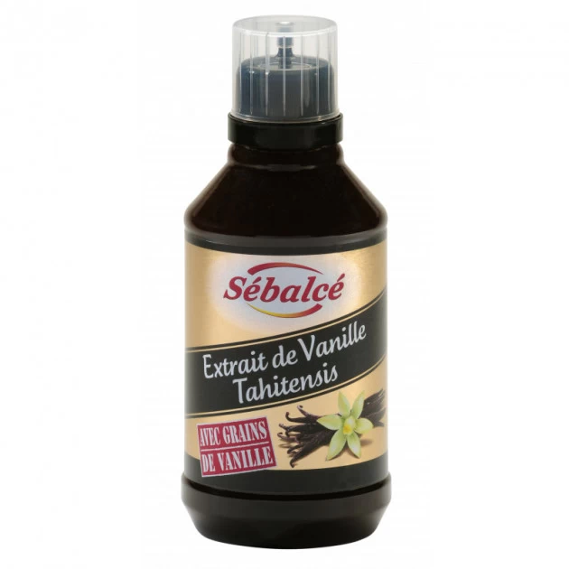 Extrait De Vanille Tahitensis Liquide Avec Grains 50cl S茅balc茅